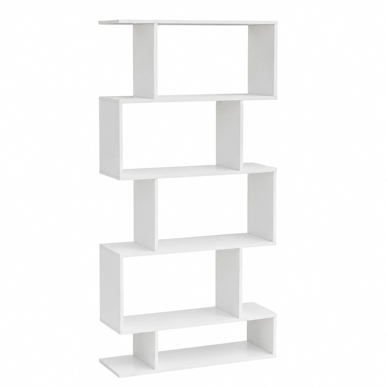 bibliotheque-moderne-en-zigzag-etagere-verticale-pour-salon-et-bureau-montage-facile-5-niveaux-blanc-cdser10978uk