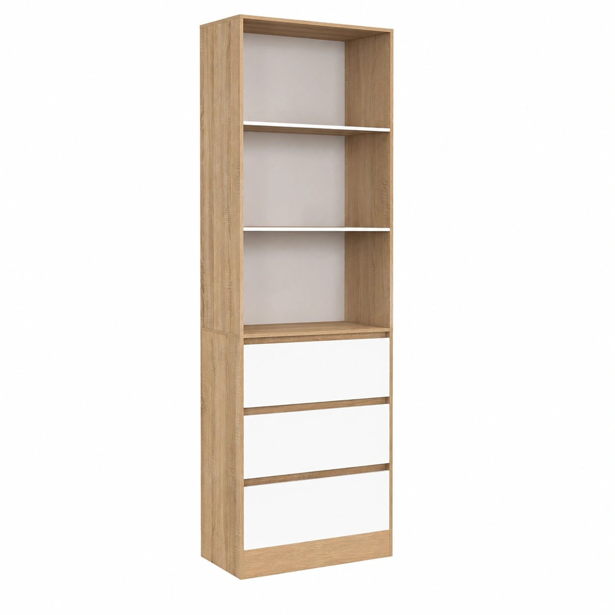 etagere-bibliotheque-3-niveaux-avec-tiroirs-blanc-et-bois-ojlcj10990ti