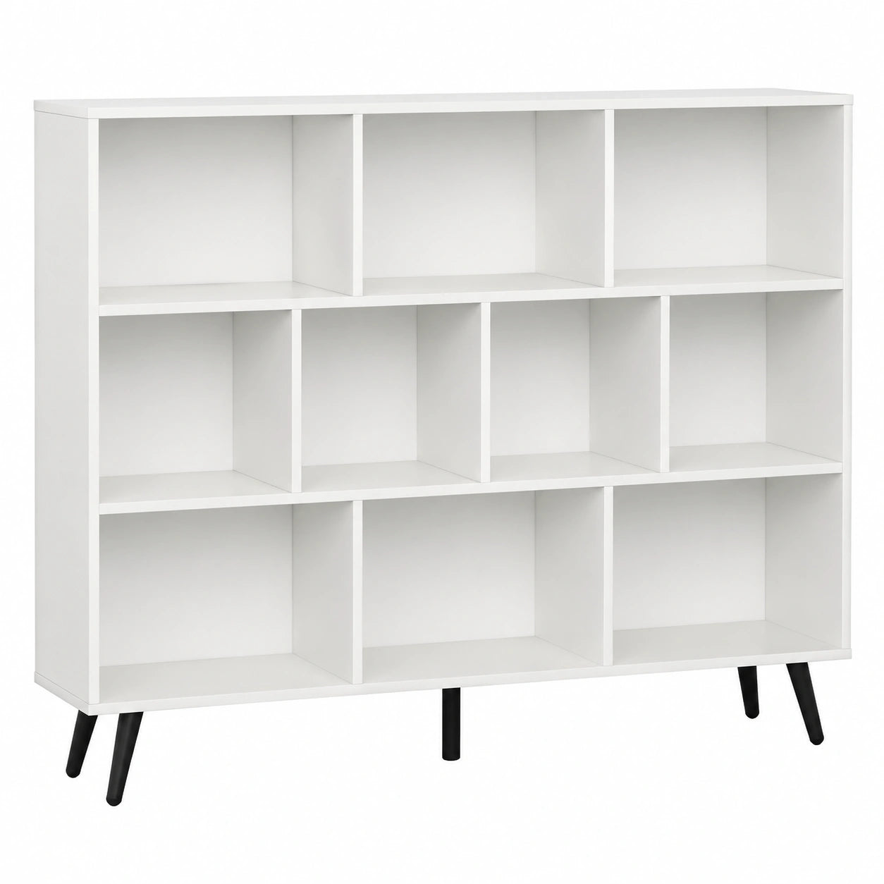 bibliotheque-3-niveaux-en-bois-avec-compartiments-et-pieds-metalliques-ltsdl10903ye
