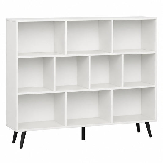 bibliotheque-3-niveaux-en-bois-avec-compartiments-et-pieds-metalliques-ltsdl10903ye