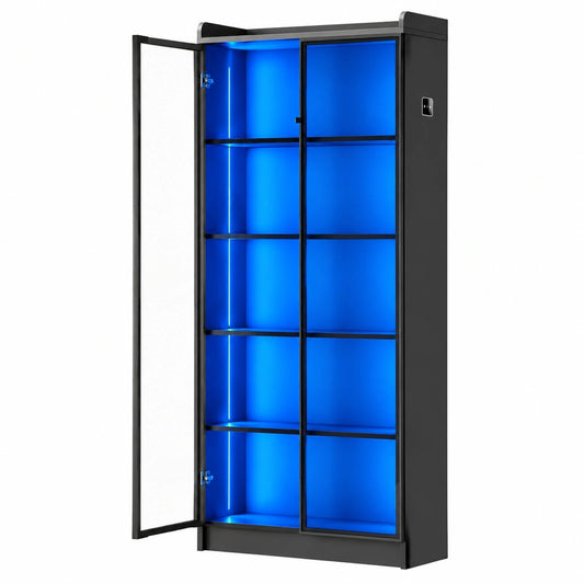 vitrine-sur-pied-avec-capteur-de-mouvement-et-eclairage-led-5-compartiments-porte-acrylique-ignkx10996at